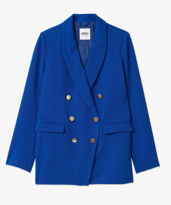 Veste de costume fermeture croisée femme vue5 - GEMO(FEMME PAP) - GEMO
