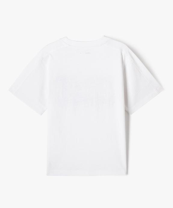 T-shirt manches courtes motif urbain garçon vue3 - GEMO 4G GARCON - GEMO