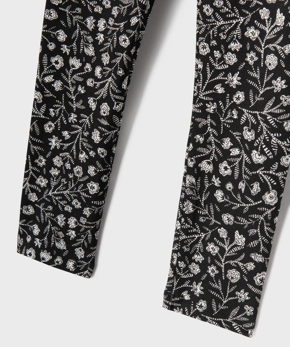 Legging imprimé à taille élastiquée fille vue2 - GEMO (ENFANT) - GEMO