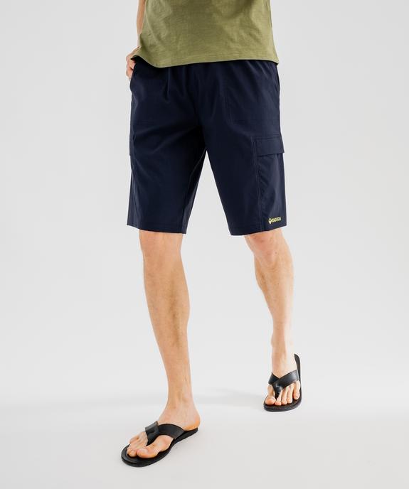 Bermuda technique multipoche en matière fine et légère homme - Roadsign vue1 - ROADSIGN D - GEMO