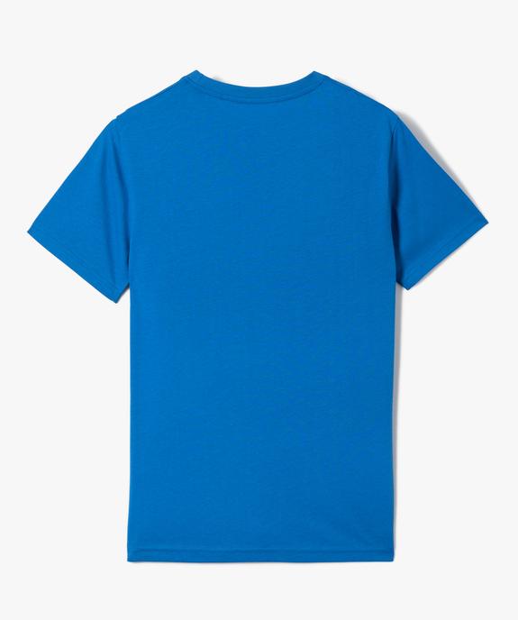 Tee-shirt garçon à manches courtes motif skateboard vue3 - GEMO (JUNIOR) - GEMO