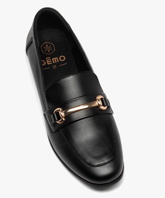 Mocassins femme unis à bijou style classique  vue5 - GEMO (CASUAL) - GEMO
