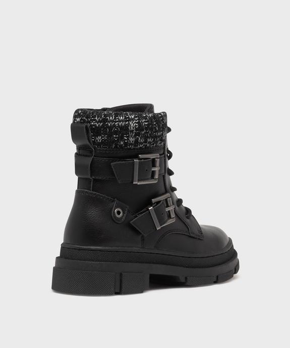 Bottines biker avec semelle crantée fille - Lovely Wings vue4 - LOVELY WINGS - GEMO