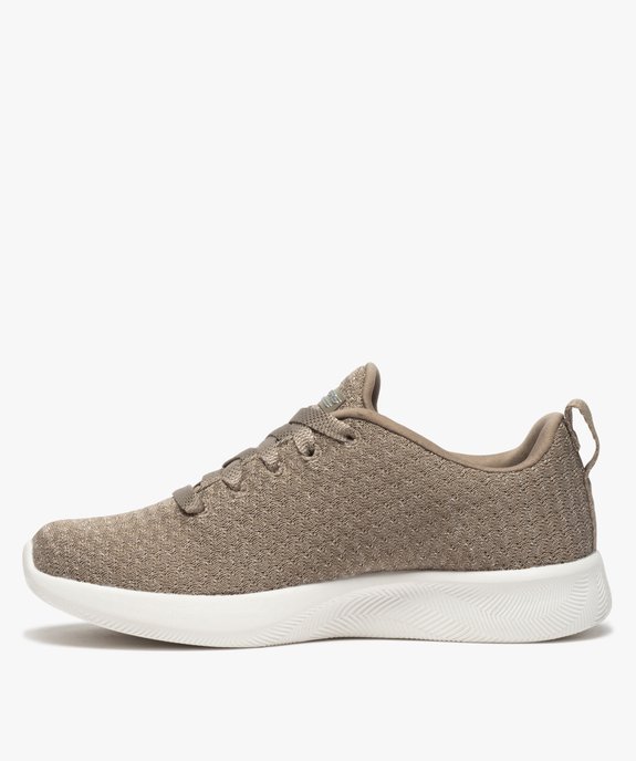 Baskets femme extra-légères en maille brillante – Skechers vue3 - SKECHERS - GEMO