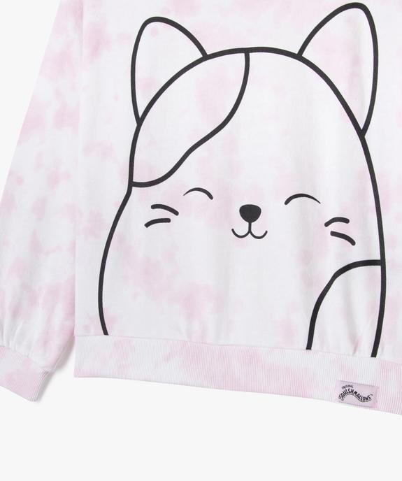 Sweat imprimé intérieur molletonné fille - Original Squishmallows vue2 - SQUISHMALLOWS - GEMO