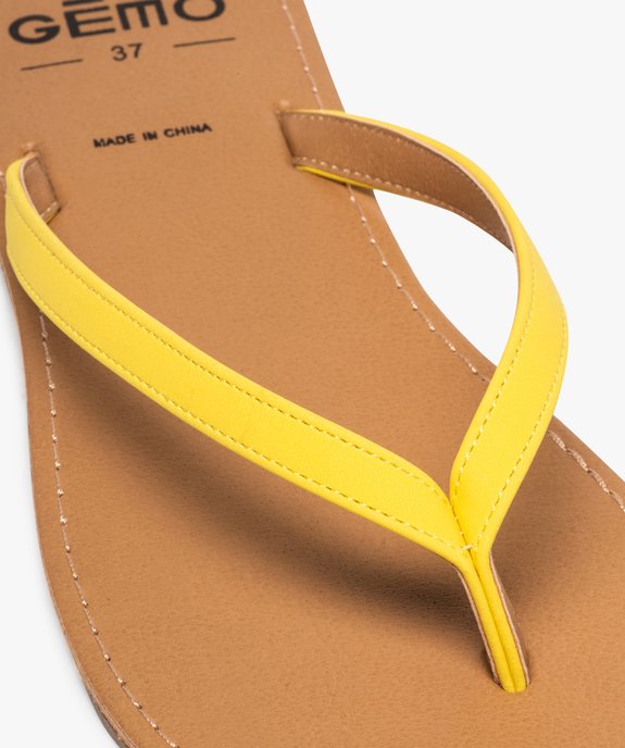 Tongs femme à petit talon plat et lanières fines - Valentina Baldano vue6 - VALENTINA BALDA - GEMO