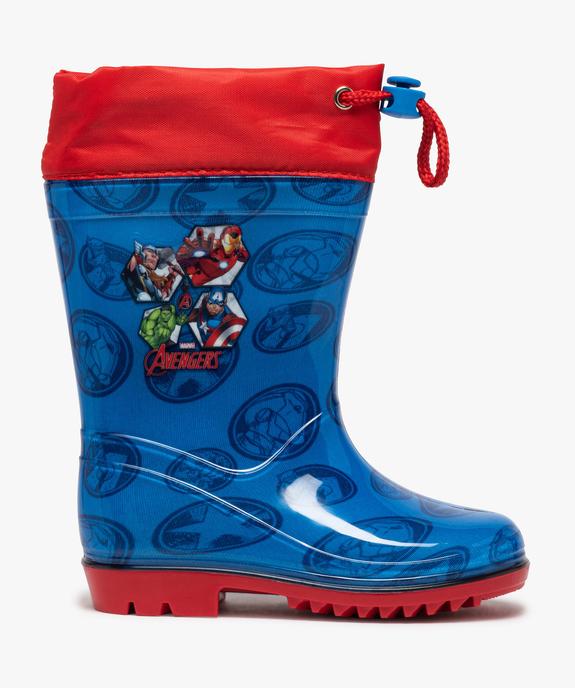 Bottes de pluie garçon à col ajustable – Avengers vue1 - AVENGERS - GEMO