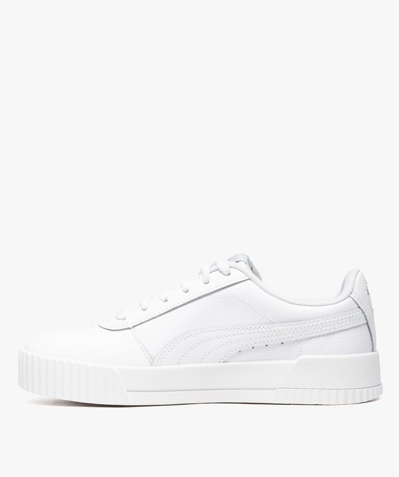 Baskets femme dessus cuir à lacets - Puma Carina L vue3 - PUMA - GEMO