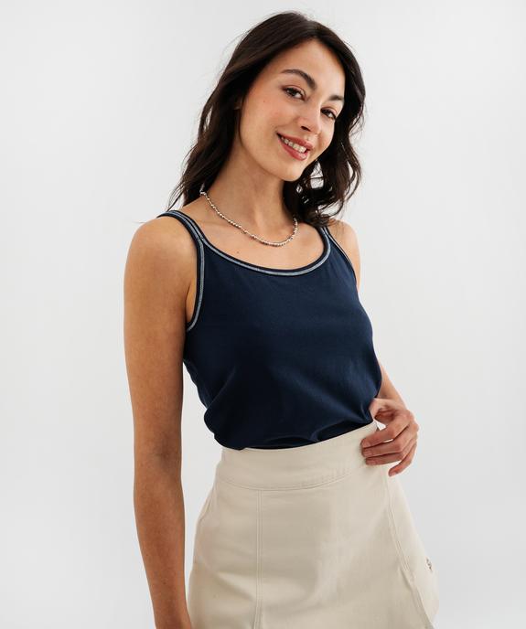 Débardeur à doubles bretelles fille - LuluCastagnette X Alizée vue1 - LULU CASTAGNETTE G4G D - GEMO