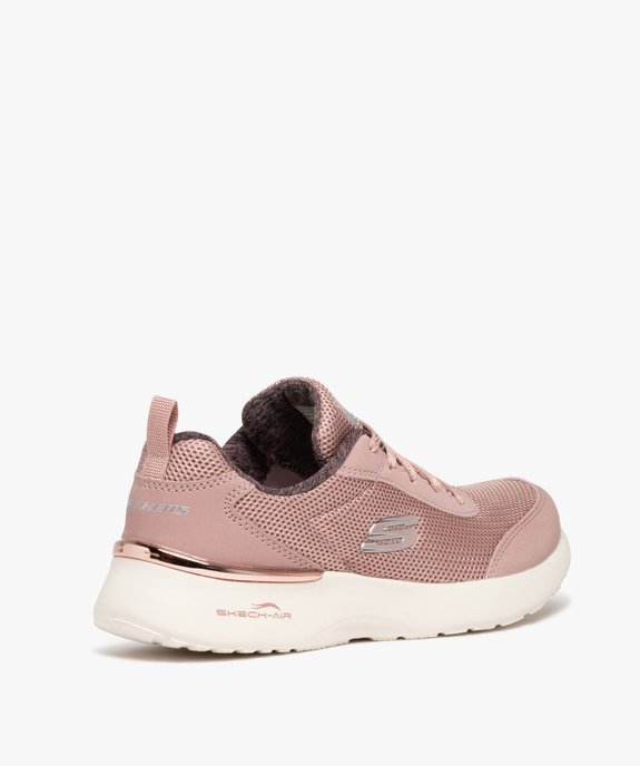 Baskets femme légères avec détails métallisés - Skechers vue4 - SKECHERS - GEMO