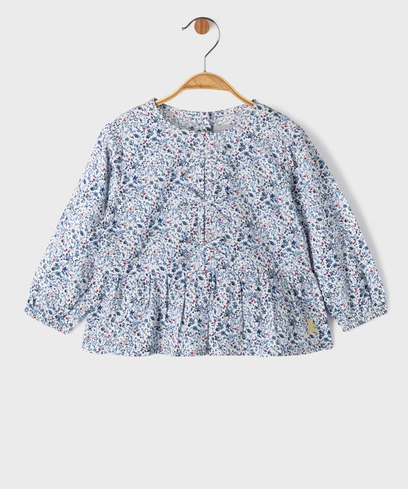 Blouse manches longues à motifs fleuris bébé fille - LuluCastagnette vue1 - LULUCASTAGNETTE - GEMO