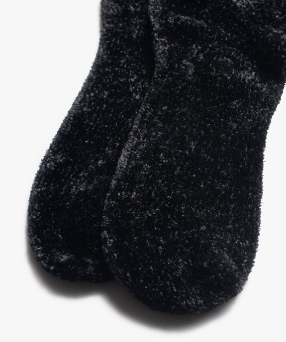 Chaussettes en maille chenille douce et épaisse femme vue2 - GEMO 4G FEMME - GEMO