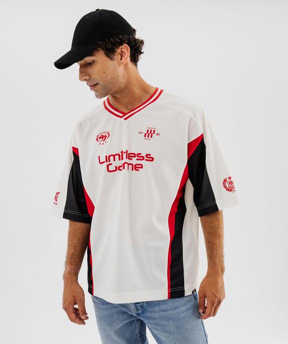Tee-shirt de sport à manches courtes en mesh homme vue2 - GEMO (HOMME) - GEMO