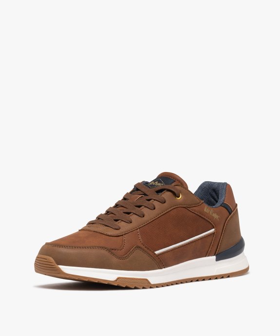Baskets basses à semelle contrastante homme - Lee Cooper vue2 - LEE COOPER - GEMO
