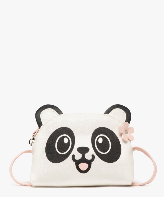 Sac bandoulière tête de panda à paillettes fille vue1 - GEMO (ENFANT) - GEMO