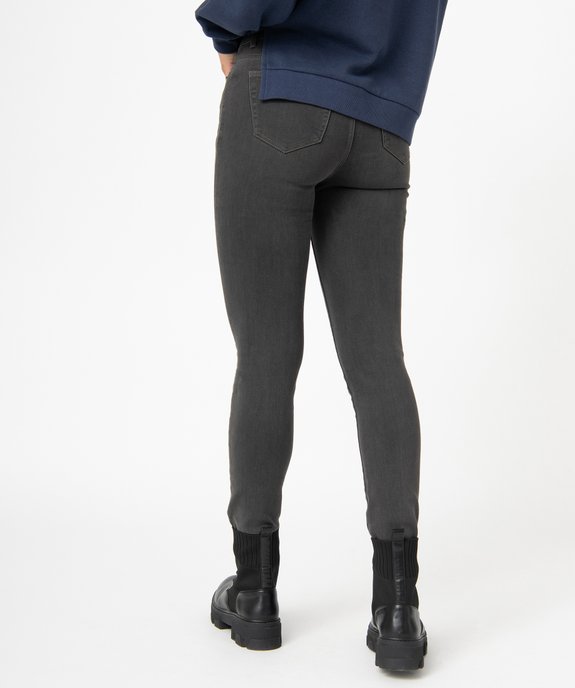 Jean femme coupe Slim taille haute vue3 - GEMO 4G FEMME - GEMO