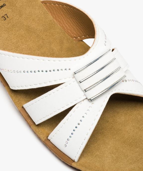 Mule compensée à strass vue6 - GEMO (CONFORT) - GEMO