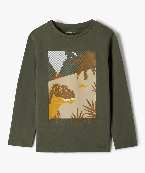 Tee-shirt garçon à manches longues avec motif vue2 - GEMO 4G GARCON - GEMO