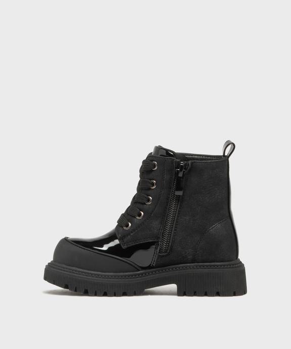 Bottines bi-matières avec motifs en relief fille - Lovely Wings vue3 - LOVELY WINGS - GEMO