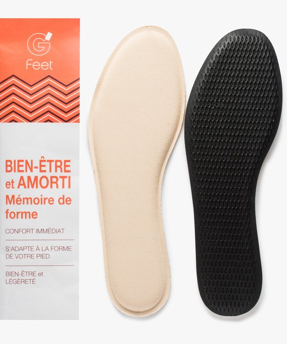 Semelles confort avec amorti vue2 - GEMO(ENTRETIEN) - GEMO