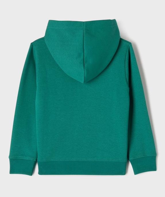 Sweat à capuche avec intérieur molletonné garçon vue3 - GEMO 4G GARCON - GEMO