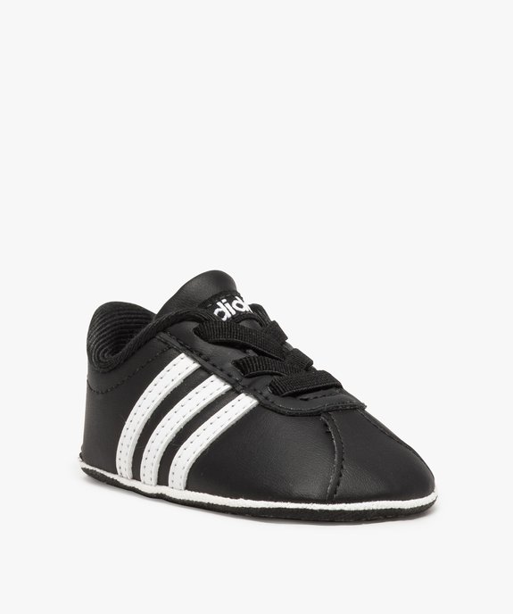Chaussures de naissance tennis bébé – VL Court Adidas vue3 - ADIDAS - GEMO