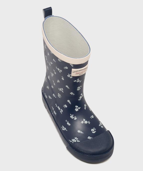 Bottes de pluie fleurie fille - LuluCastagnette vue5 - LULUCASTAGNETTE - GEMO
