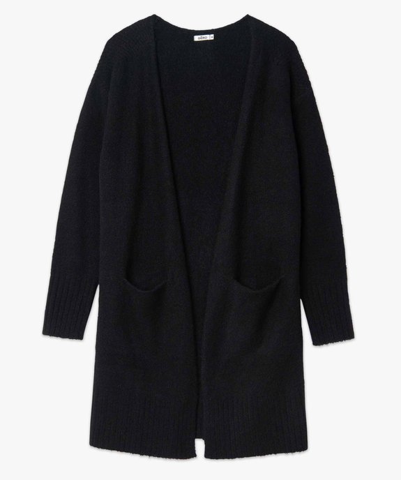 Gilet femme porté ouvert avec poches vue4 - GEMO(FEMME PAP) - GEMO