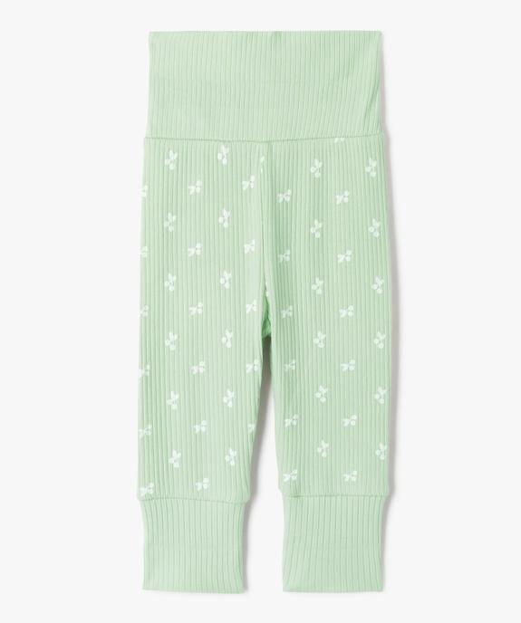 Ensemble naissance évolutif 3 pièces bébé fille body, pantalon et bonnet vue6 - GEMO 4G BEBE - GEMO