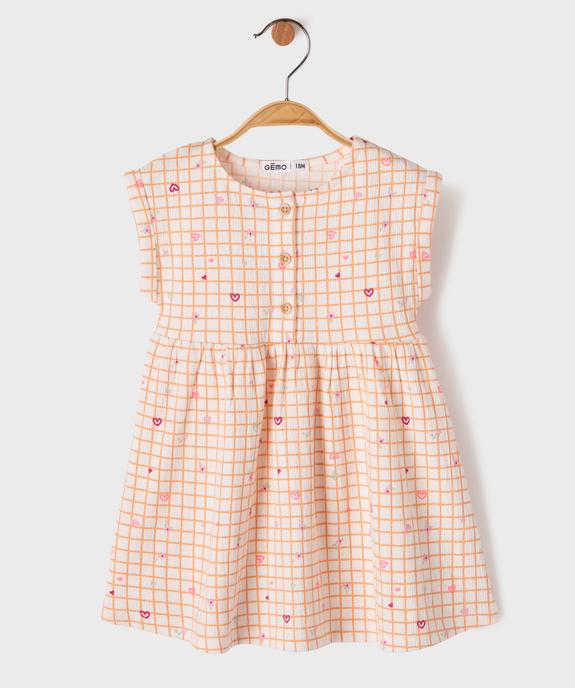Robe sans manches imprimée bébé fille vue1 - GEMO(BEBE DEBT) - GEMO
