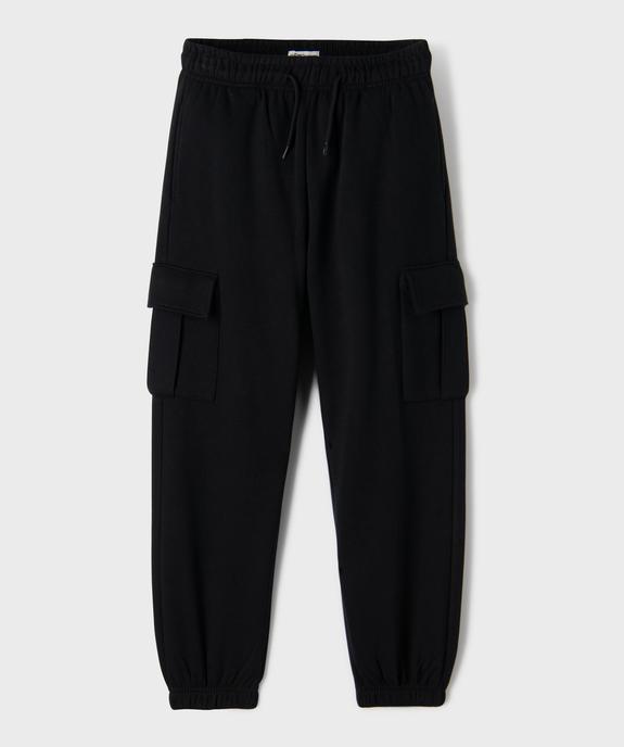 Pantalon de jogging coupe ample avec poches cargo garçon vue3 - GEMO 4G GARCON - GEMO