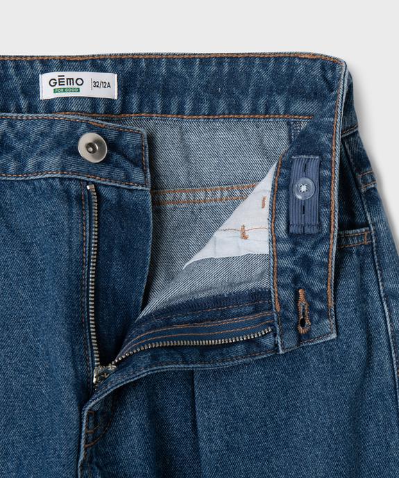 Jean Loose avec taille ajustable fille vue2 - GEMO 4G FILLE - GEMO