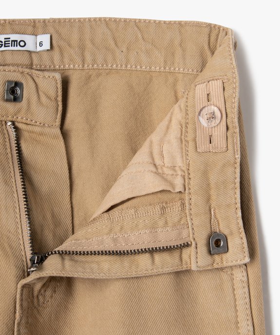 Pantalon loose à taille réglable garçon vue2 - GEMO (ENFANT) - GEMO