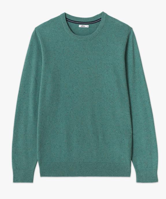 Pull en maille fine mouchetée homme vue4 - GEMO (HOMME) - GEMO