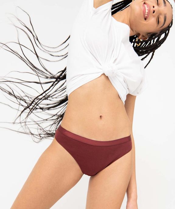 Culotte en maille côtelée femme (lot de 2) vue1 - GEMO 4G FEMME - GEMO