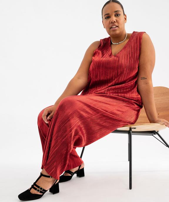 Pantalon plissée grande taille  vue1 - GEMO (G TAILLE) - GEMO