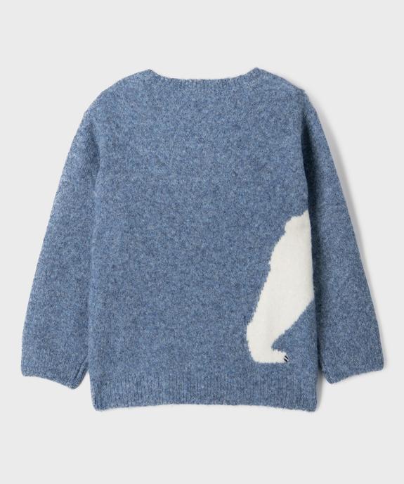 Pull avec motif ours polaire garçon vue3 - GEMO (ENFANT) - GEMO