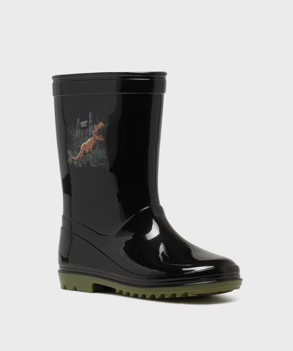 Bottes de pluie à semelle crantée imprimées garçon - Jurassic World vue2 - JURASSIC PARK - GEMO