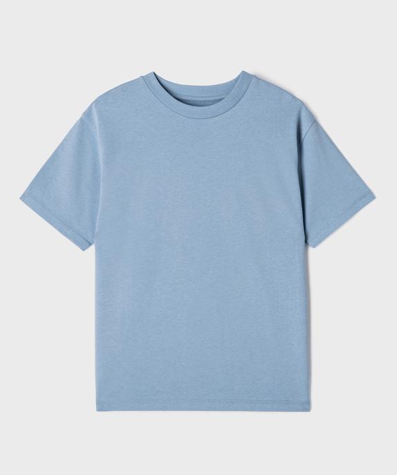 Tee-shirt manches courtes et col rond garçon vue1 - GEMO (JUNIOR) - GEMO
