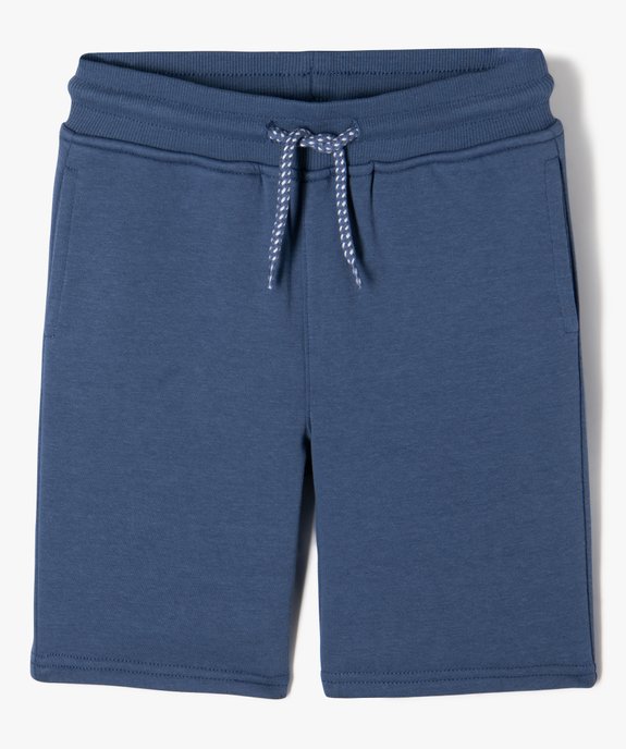 Bermuda en maille avec interieur molletonne garcon