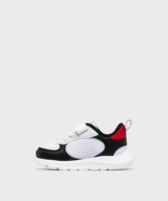 Baskets Fun Racer 2 AC fermeture scratch bébé garçon - Puma vue3 - PUMA - GEMO