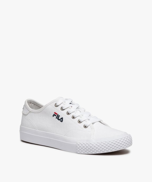 Tennis femme en toile unie à lacets – Fila Pointer  vue2 - FILA - GEMO