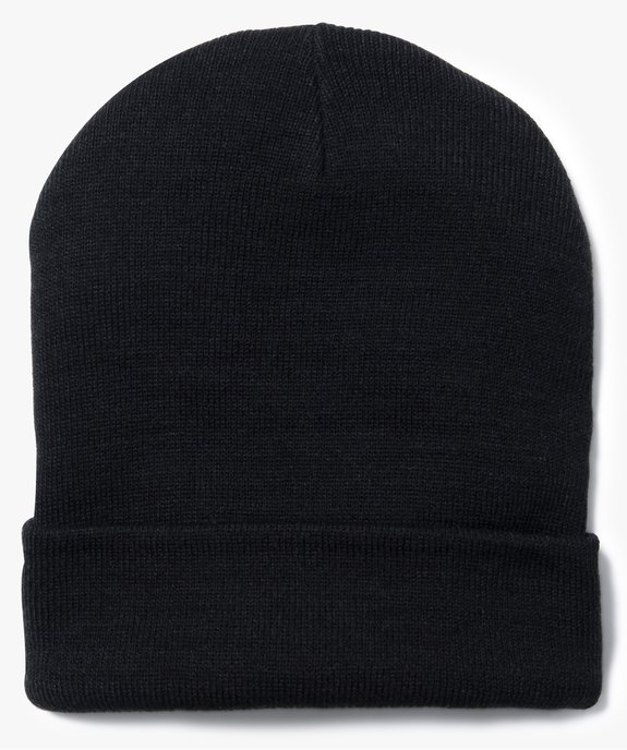 Bonnet en maille pour homme avec revers vue1 - GEMO (ACCESS) - GEMO