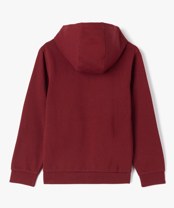 Sweat à capuche style streetwear garçon vue3 - PREMIER PRIX BY GEMO - GEMO