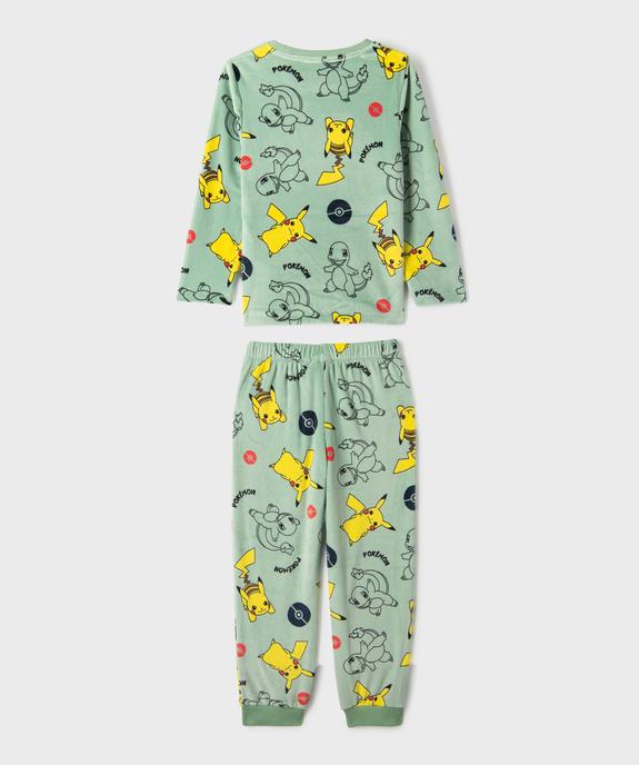 Pyjama en velours imprimé garçon - Pokémon vue3 - POKEMON - GEMO