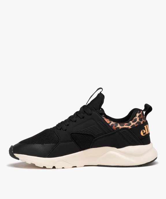 Baskets running en mesh détail léopard femme – Ellesse Stone vue3 - ELLESSE - GEMO