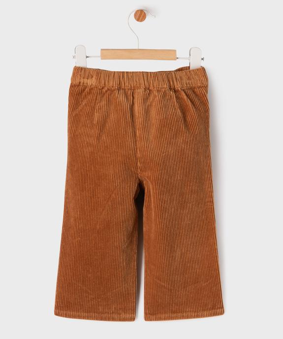Pantalon en velours côtelé avec taille ajustable bébé fille - LuluCastagnette vue3 - LULUCASTAGNETTE - GEMO