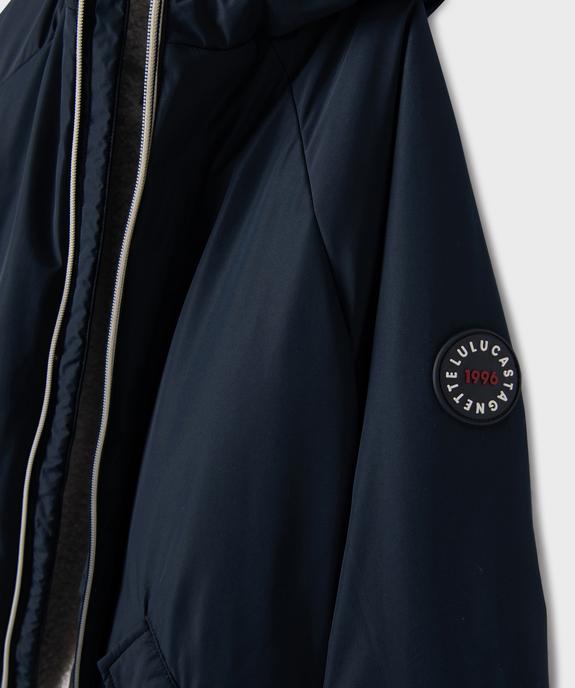 Blouson à capuche avec doublure chaude garçon - LuluCastagnette vue3 - LULUCASTAGNETTE - GEMO