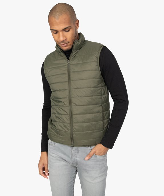 Doudoune homme sans manches avec col montant vue1 - GEMO 4G HOMME - GEMO