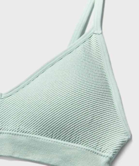 Soutien-gorge triangle à mousses amovibles première lingerie fille vue2 - GEMO (JUNIOR) - GEMO